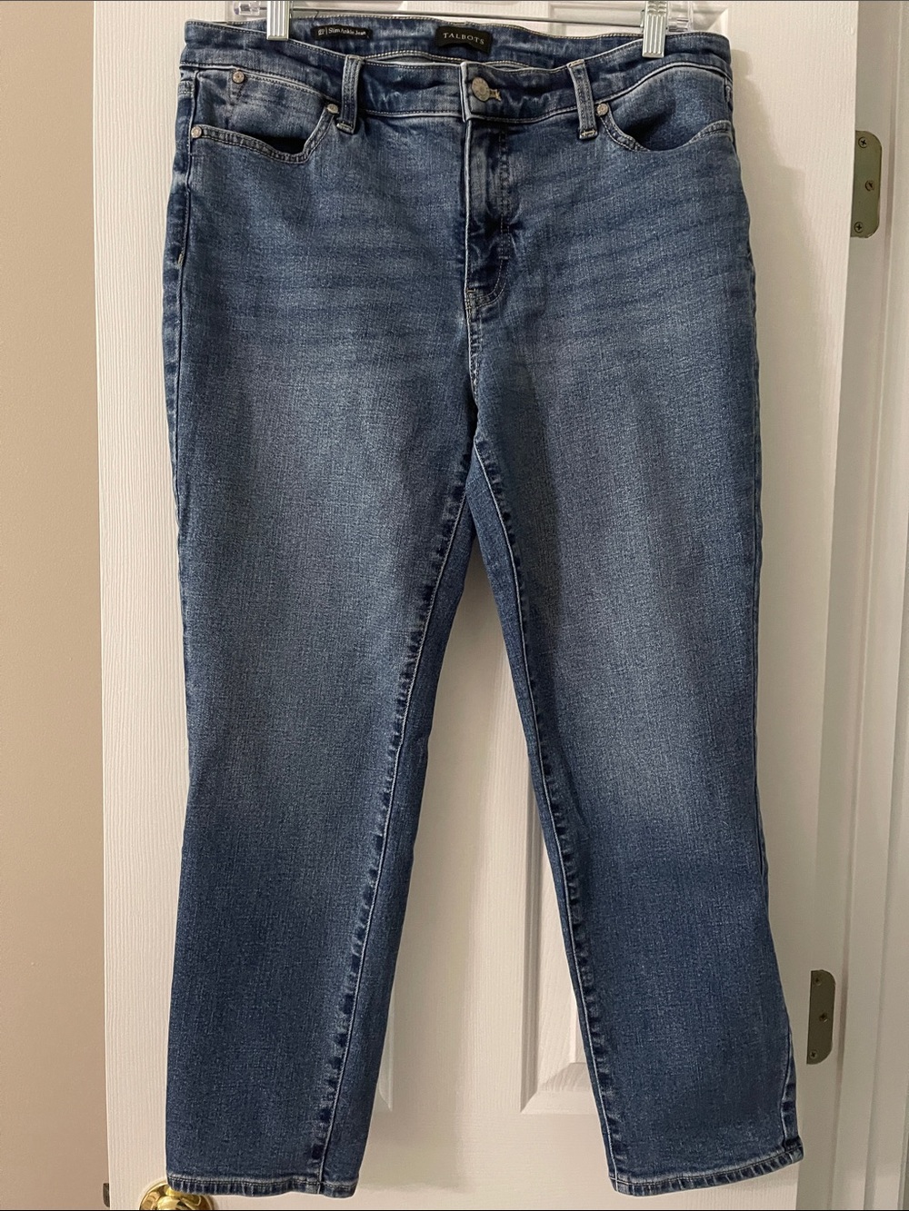 Talbots Medium Blue Straight-Leg Women's Jeans
